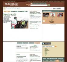Madison County Herald front page circa 2010.